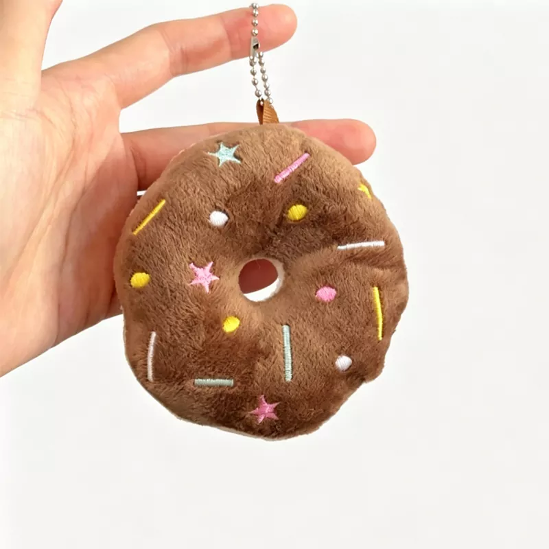 Plišasti obesek za ključe Sweet Round Donut Plišasti obesek za ključe Sweet Round Donut